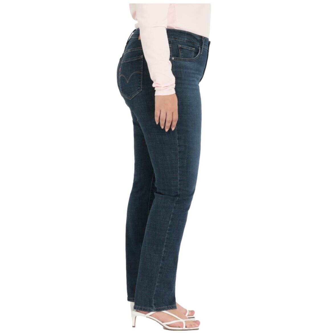 Pantalon levis 2025 mujer corte recto