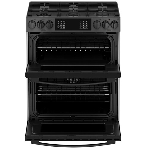 Estufa Io Mabe 30" Black Stainless  Doble Cavidad  Io950Ts0