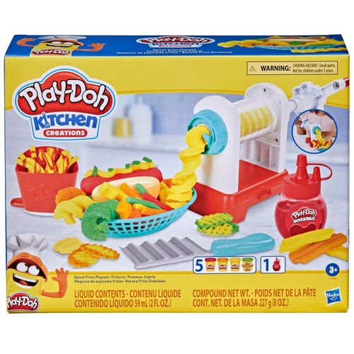 Play Doh Play Set Papas Fritas en Espiral
