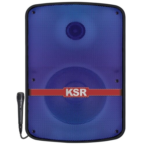 Bafle Bluetooth Ksr 15" Luces Neón