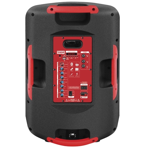 Bafle Bluetooth Ksr 15" Luces Neón