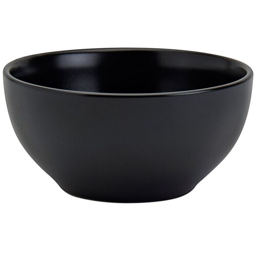 Set 6  Bowls Cereal Cerámica Negro Denmark
