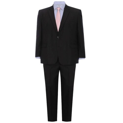 Traje Rayas Negro Bruno Magnani para Hombre