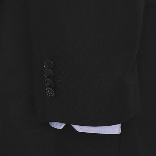 Traje Rayas Negro Bruno Magnani para Hombre