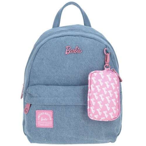Mochila para Dama Barbie X Gorett Backpack Mediana en Color Azul Modelo Br22083-9