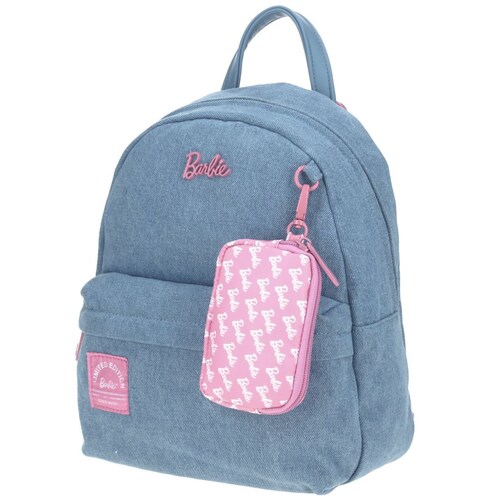 Mochila para Dama Barbie X Gorett Backpack Mediana en Color Azul Modelo Br22083-9