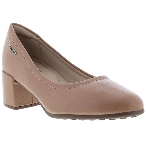 Zapatilla con Grabado Cocodrilo Nude Modare