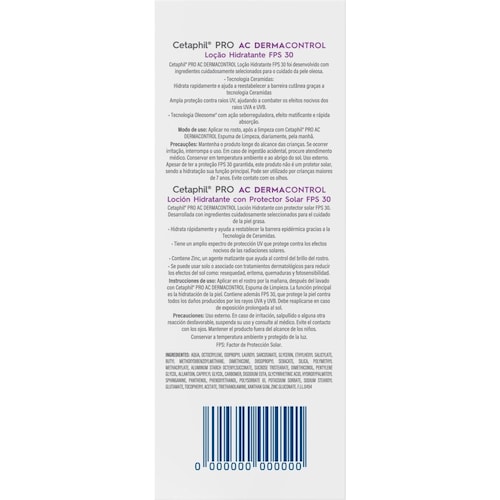 Cetaphil Pro Ac Control Hidratante Fps 30 118 Ml