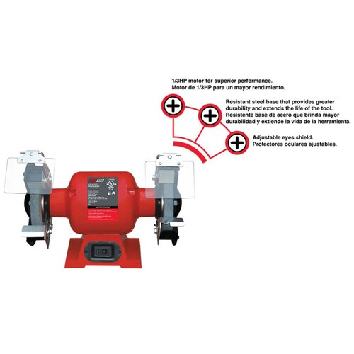Esmeril de Banco Promaker 6In 1/3 para Afilar y Pulir