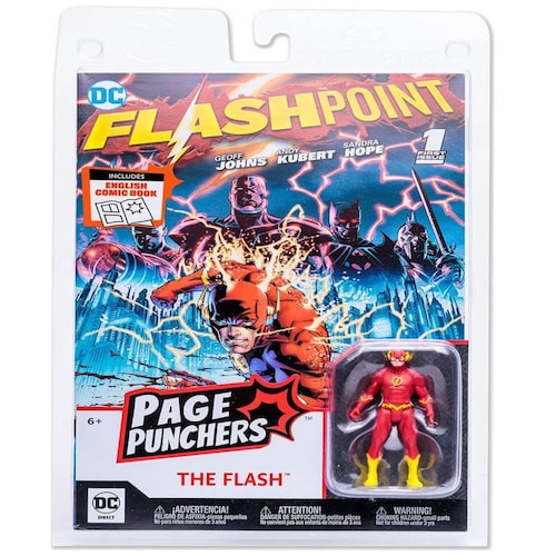 Figura Coleccionable  Dc Direct-3In Comic With Figure Wv1-The Flash