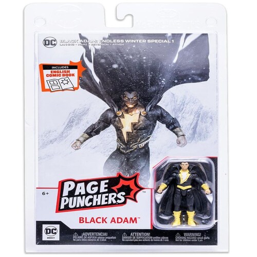 Figura Coleccionable  Dc Direct -3In Comic With Figure Wv1-Black Adam