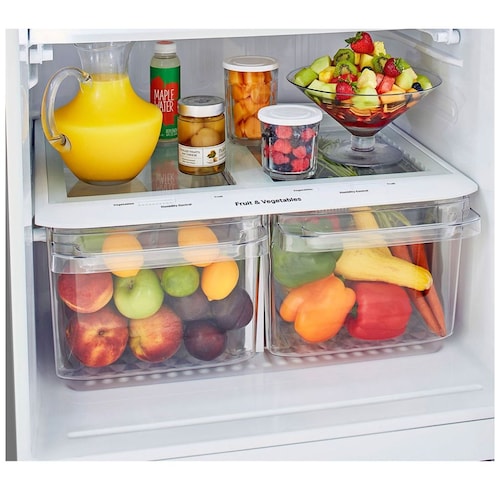 Refrigerador LG Top Mount Smart Inverter con Multi-Air Flow 20 Pies Acero  Lt57Bpsx
