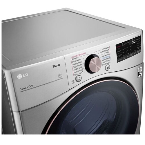 Secadora Lg Frontal 22 Kg Df22Vv2Sgr Plata