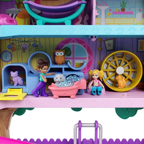 Polly Pocket  Pollyville Casa Del Aventuras Del Árbol