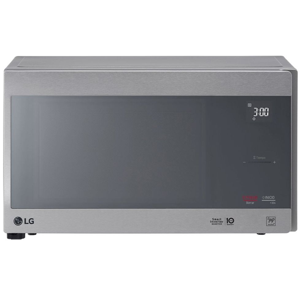 Horno de Microondas LG Neochef Smart Inverter con Easyclean y Grill 1.5 Pies3 Plata Mh1596Cir