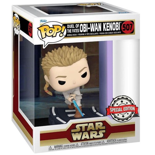 Funko Pop Deluxe Star Wars  Duel Of The Fates Obi Wan Kenobi