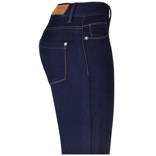 Jeans Silver Plate Corte Ancho Diseño Mezclilla Modelo: P12351 para Mujer