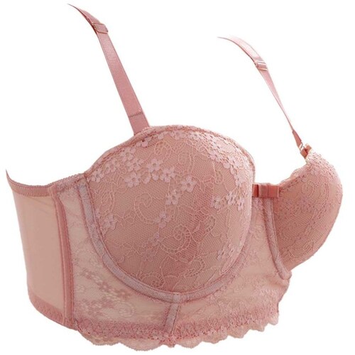 Bra con Varilla Y Peto Largo con Encaje Couture 23904