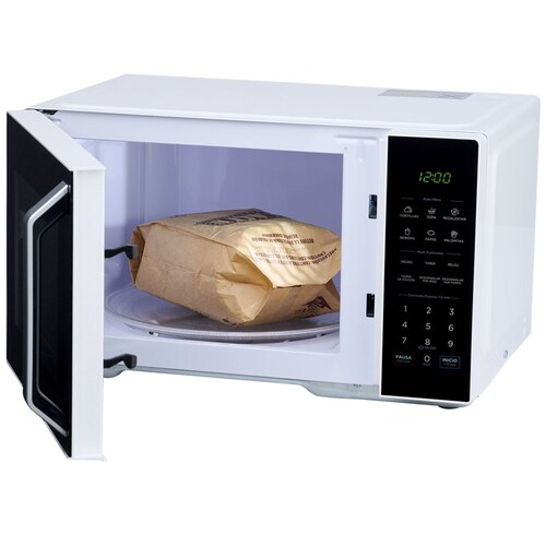 Horno Microondas Midea 1.1 Blanco con Frente Negro