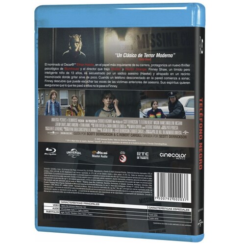 Blu Ray Teléfono Negro