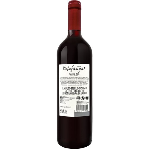 Vino Tinto Reservado Sweet Red Estefanya