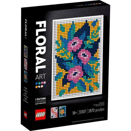 Arte Floral Lego Art