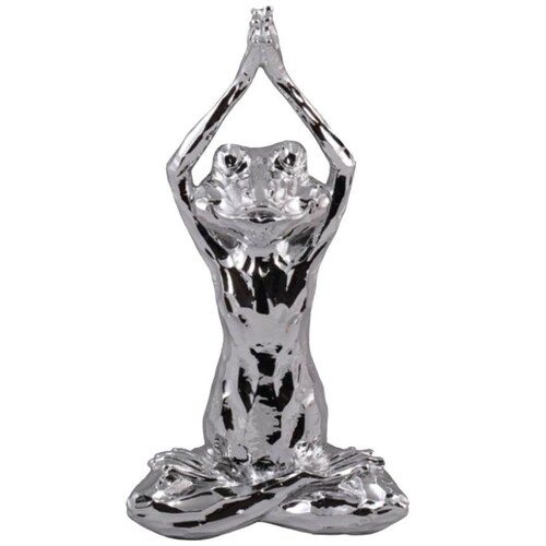 Home Nature Figura Decorativa Rana Estiramiento 29*15*9 Cm