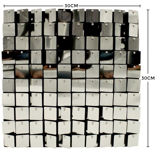 Panel 4D Lentejuelas Diamante 15 Piezas 30 X 30 Cm Deco Pvc