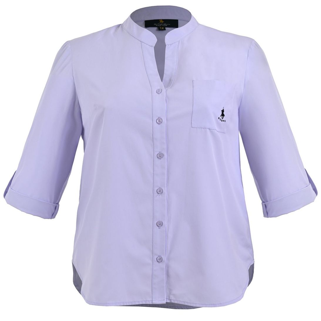 Blusa Cuello Mao Royal Polo Club para Mujer