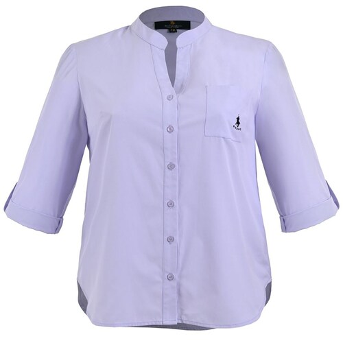  Blusa Cuello Mao Royal Polo Club para Mujer