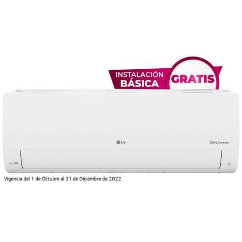 Aire Acondicionado LG Minisplit  Dual Inverter 17,000 Btu/h  Blanco  Vx182C9