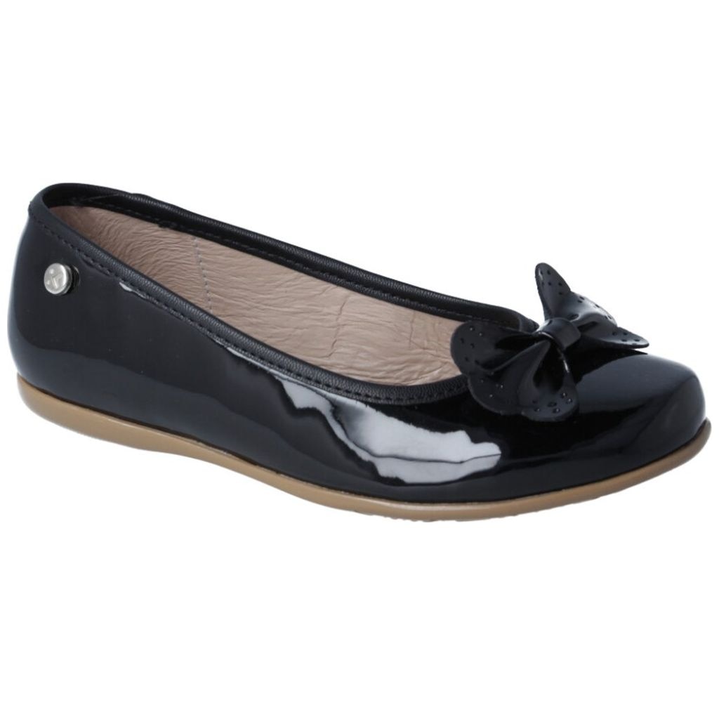 Balerina Cloe con Mo o 22 25 Negro Karsten para Ni a