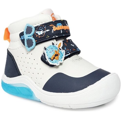 Tenis con Luces 12-16 Oruga Blanco Marino Bubble Gummers  para Niño