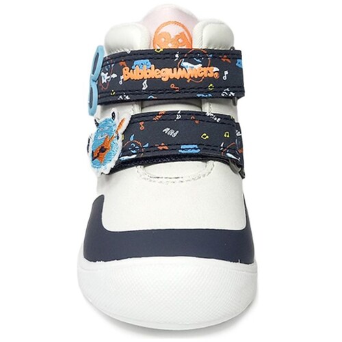Tenis con Luces 12-16 Oruga Blanco Marino Bubble Gummers  para Niño