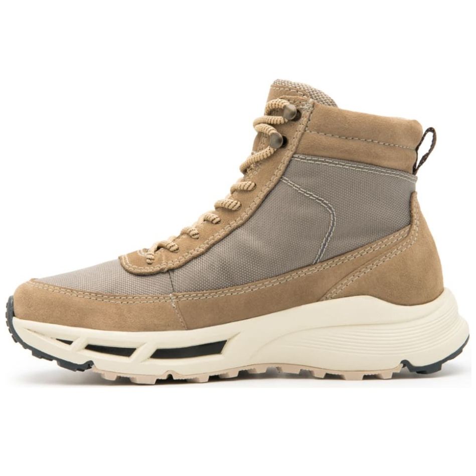 Bota de Agujeta Casual Beige Flexi para Mujer