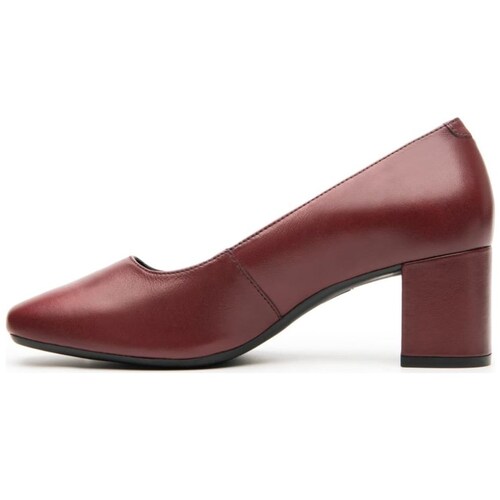 Zapatilla Lisa Punta Cuadrada Roja Flexi