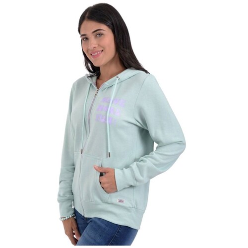 Sudadera con Cierre Y  Gorro para Mujer