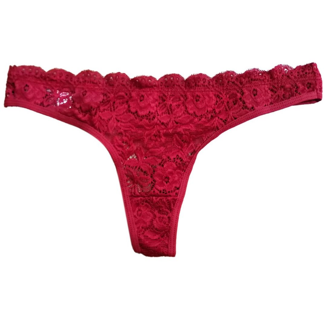 Mujeres con best sale tangas rojas