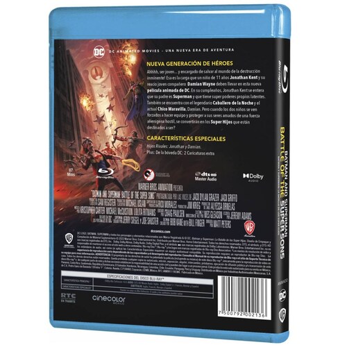Blu Ray Batman y Superman: la Batalla de los Super Hijos