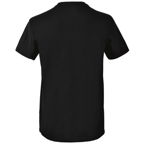 Playera Negra Fox Tela Suave Logo 22 171 para Hombre