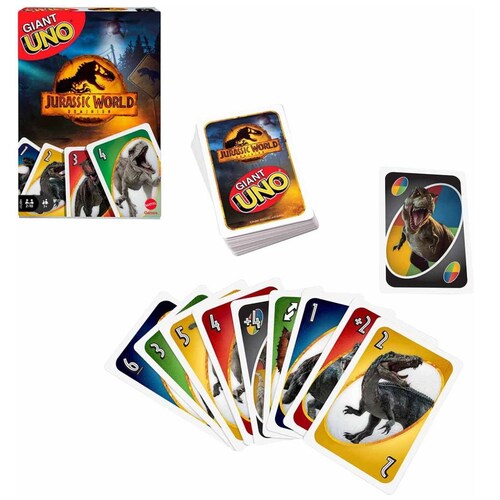 Juego de Mesa uno Jurassic World uno Gigante Jurassic World 3