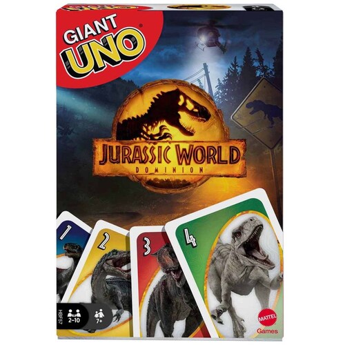 Juego de Mesa uno Jurassic World uno Gigante Jurassic World 3