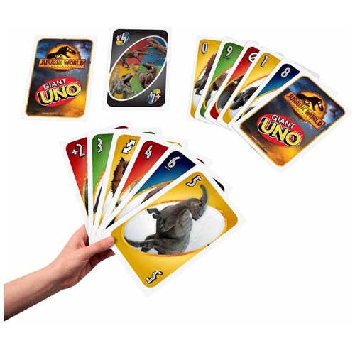 Juego de Mesa uno Jurassic World uno Gigante Jurassic World 3