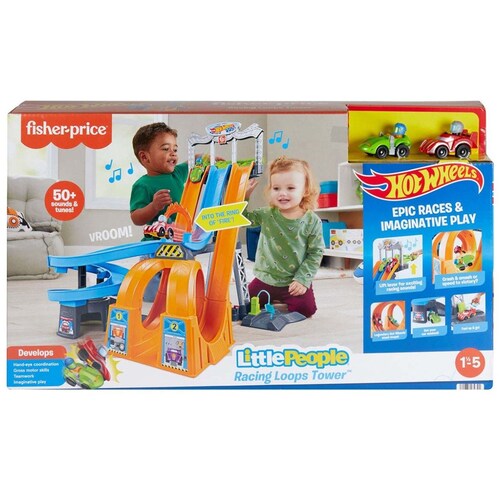 Fisher-Price Gran Pista de Carreras de Hot Wheels