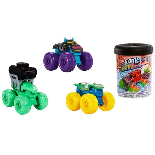 Hot Wheels Monster Trucks 1:64 Monster Truck Color Reveal Sorpresa