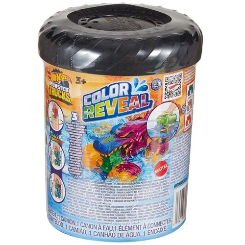 Hot Wheels Monster Trucks 1:64 Monster Truck Color Reveal Sorpresa