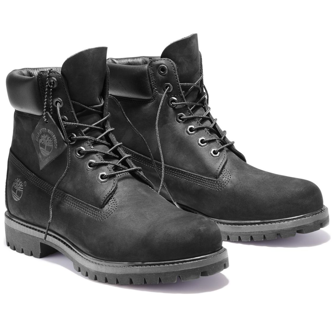 Bota de Piel Negra Timberland para Hombre