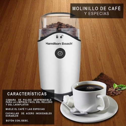 Combo Cafetera Maquina de Espresso Y Molino de Café Hamilton Beach