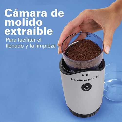 Combo Cafetera Maquina de Espresso Y Molino de Café Hamilton Beach