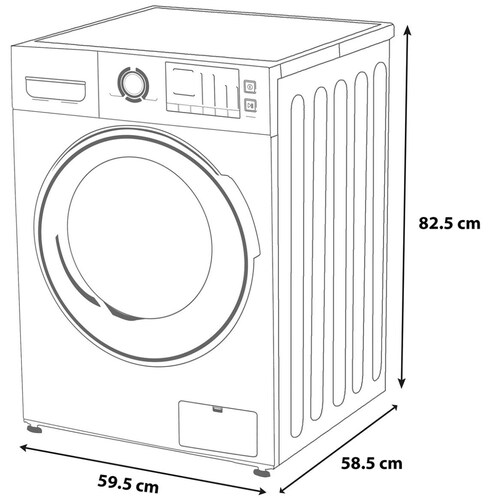 Lavasecadora Midea 12Kg  Mf200D125Wb/t Silver